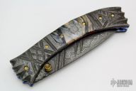Damascus and Mammoth Tooth Linerlock