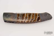 Damascus and Mammoth Tooth Linerlock