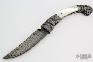 Damascus and Pearl Linerlock