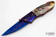 Damascus and Pearl Lockback