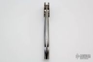 Damascus and Pink Pearl Lockback