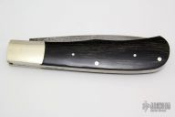 Damascus and Wood Slipjoint