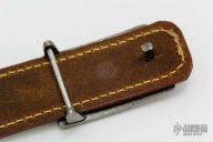 Damascus Belt Buckle and Belt