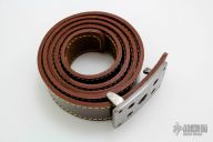 Damascus Belt Buckle and Belt