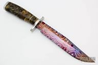 Damascus Bowie Knife