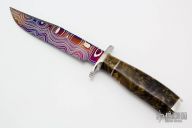Damascus Bowie Knife