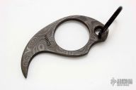 Damascus Claw Keyring