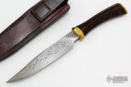 Damascus Clip Point
