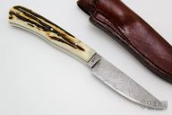Damascus Drop Point