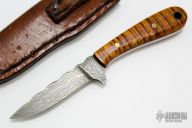 Damascus Drop Point #761