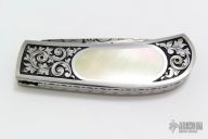 Damascus Engraved Automatic