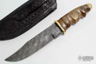 Damascus Fixed Blade