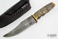 Damascus Fixed Blade