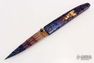 Damascus Folding Dagger - Horse Fly