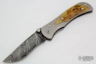Damascus Framelock