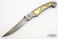 Damascus Linerlock