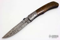 Damascus Linerlock
