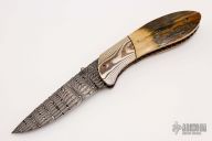 Damascus Linerlock