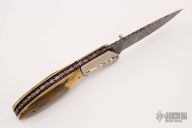 Damascus Linerlock