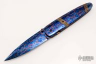 Damascus Linerlock