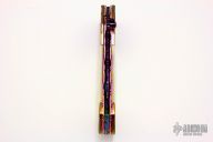 Damascus Linerlock Dagger