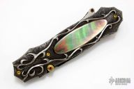 Damascus Lockback Dagger