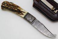 Damascus Lockback Folder