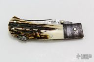 Damascus Lockback Folder