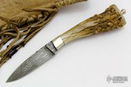 Damascus Neck Knife