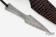 Damascus Neck Knife