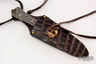 Damascus Neck Knife