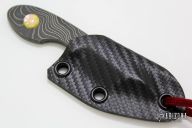 Damascus Necker - Opal Inlay