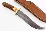 Damascus Recurve Bowie