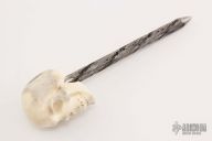 Damascus Spike w/ Bone Skull