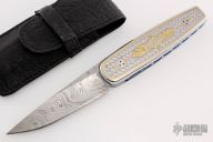 Damasteel Linerlock - Engraved