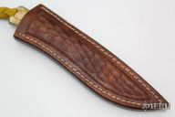 Damscus Fixed Blade - Mammoth Ivory