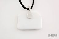 Dichroic Glass Necklace - Piranha