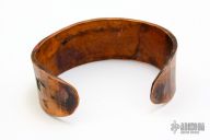 Double Dragon Copper Cuff Bracelet