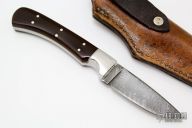 Drop Point Fixed Blade - Damascus