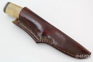 Drop Point Fixed Blade - Damascus