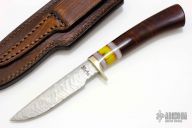 Drop Point Hunter - Knapped Steel