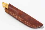 Drop Point Hunter - Scrimshaw