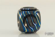 Black Timascus Bead