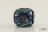 Black Timascus Bead