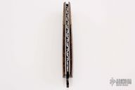 Engraved Damascus Lockback