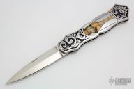 Engraved Lockback - "Woman"