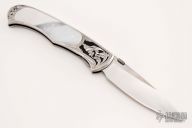 Engraved Mother of Pearl Folder