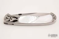 Engraved Mother of Pearl Folder