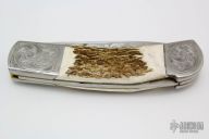 Engraved Stag Lockback