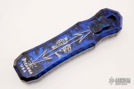 Excalibur OTF - Blue Tactical Serrated